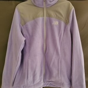 New Balance Fleece Lavender and Gray Sweater